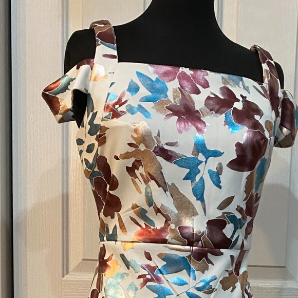 #66  E.C.I. New York Metallic Dress - Picture 3 of 14